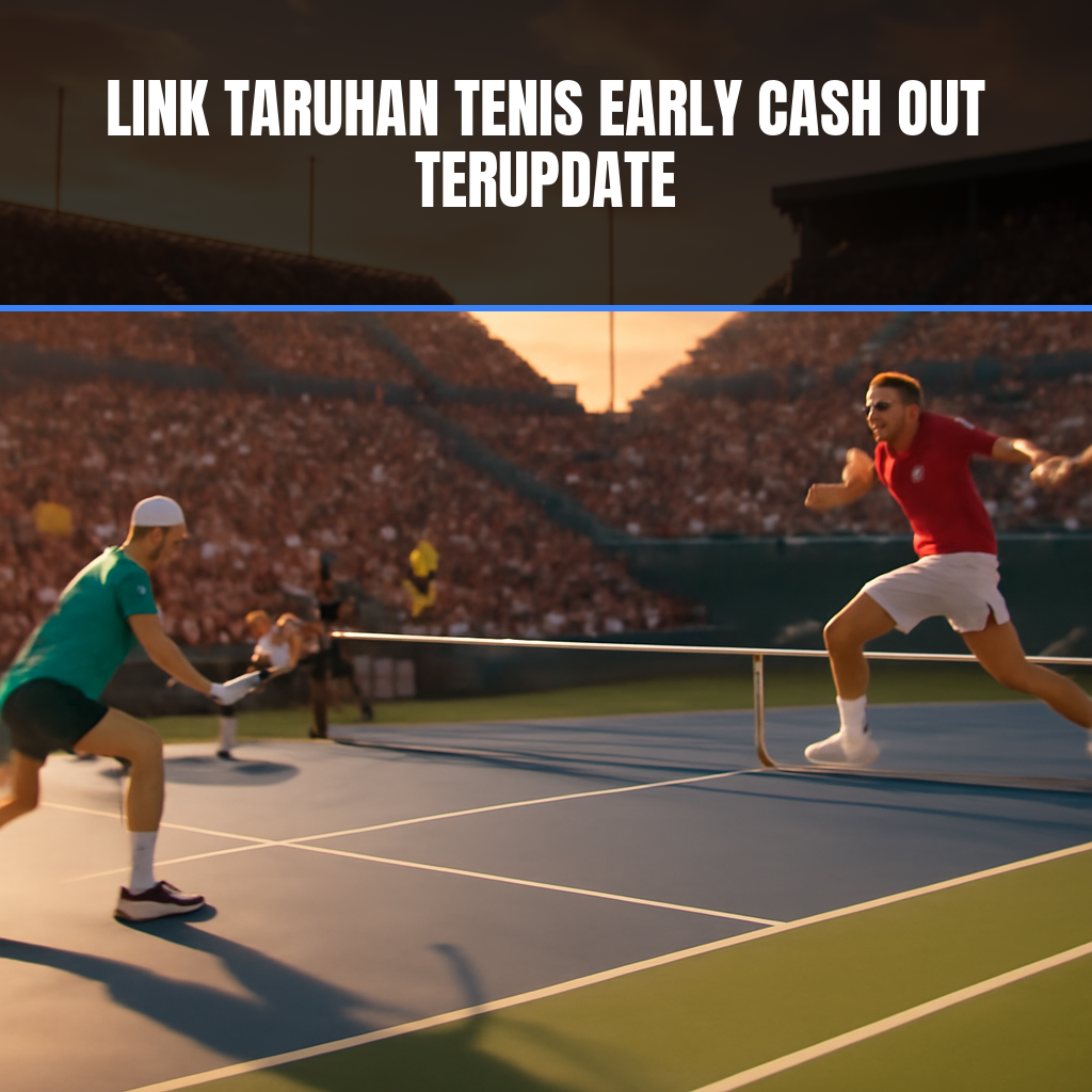 Taruhan tenis dengan fitur early cash out
